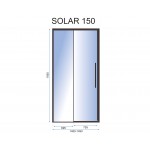 Душевая дверь REA SOLAR BLACK Душевая дверь REA SOLAR BLACK
